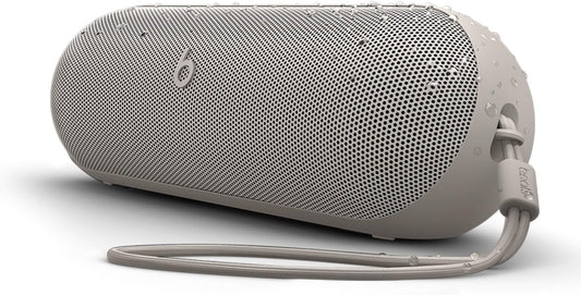 Beats Pill x Kim Kardashian - Wireless Bluetooth Speaker and Portable Charger via USB-C - Up to 24 Hours Battery Life, IP67 Water Resistant, Apple & Android Compatible, Built-in Mic – Light Gray